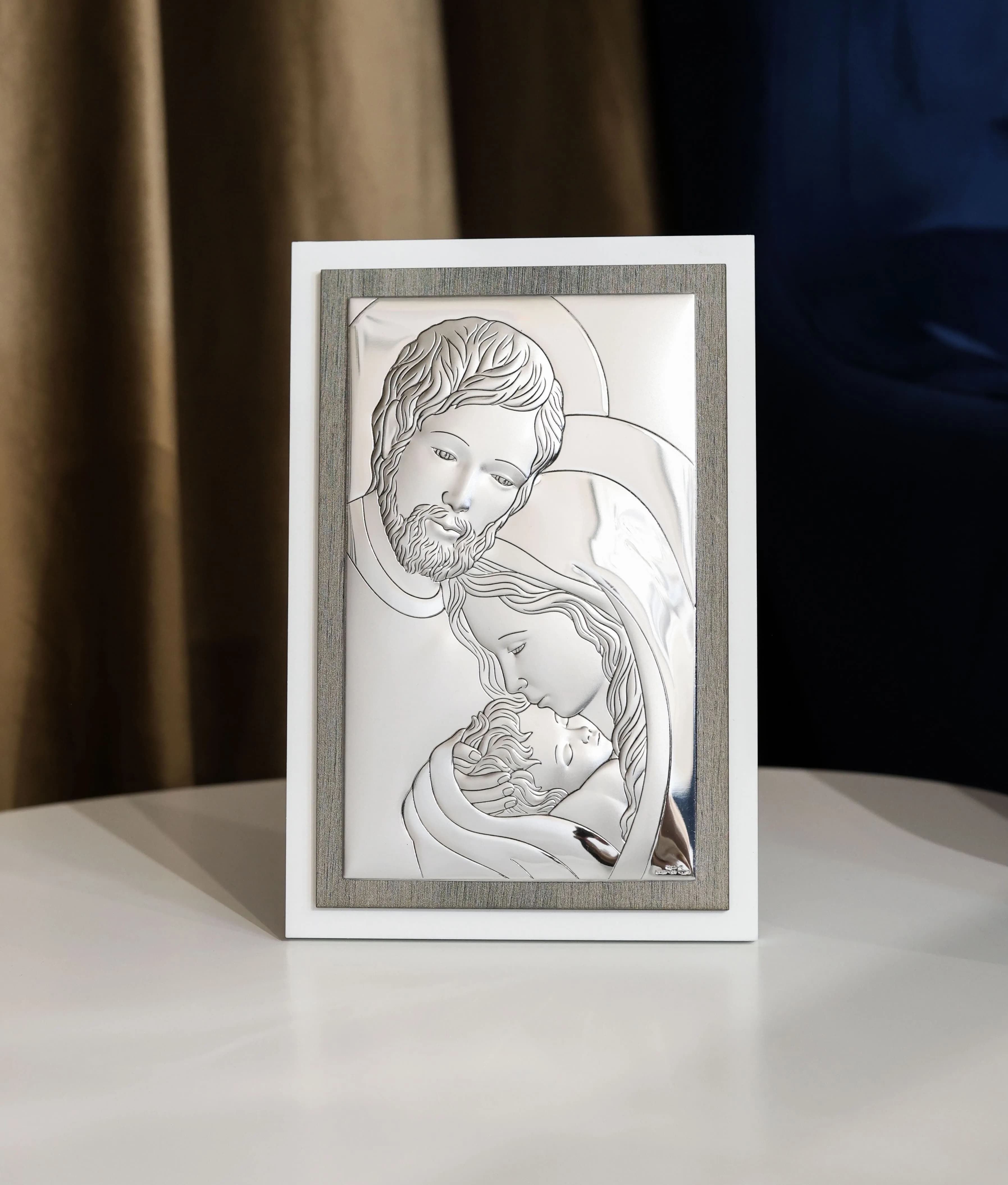 Ікона срібна Свята Родина 16,5х24,5 см L240.4 (16,5x24,5)