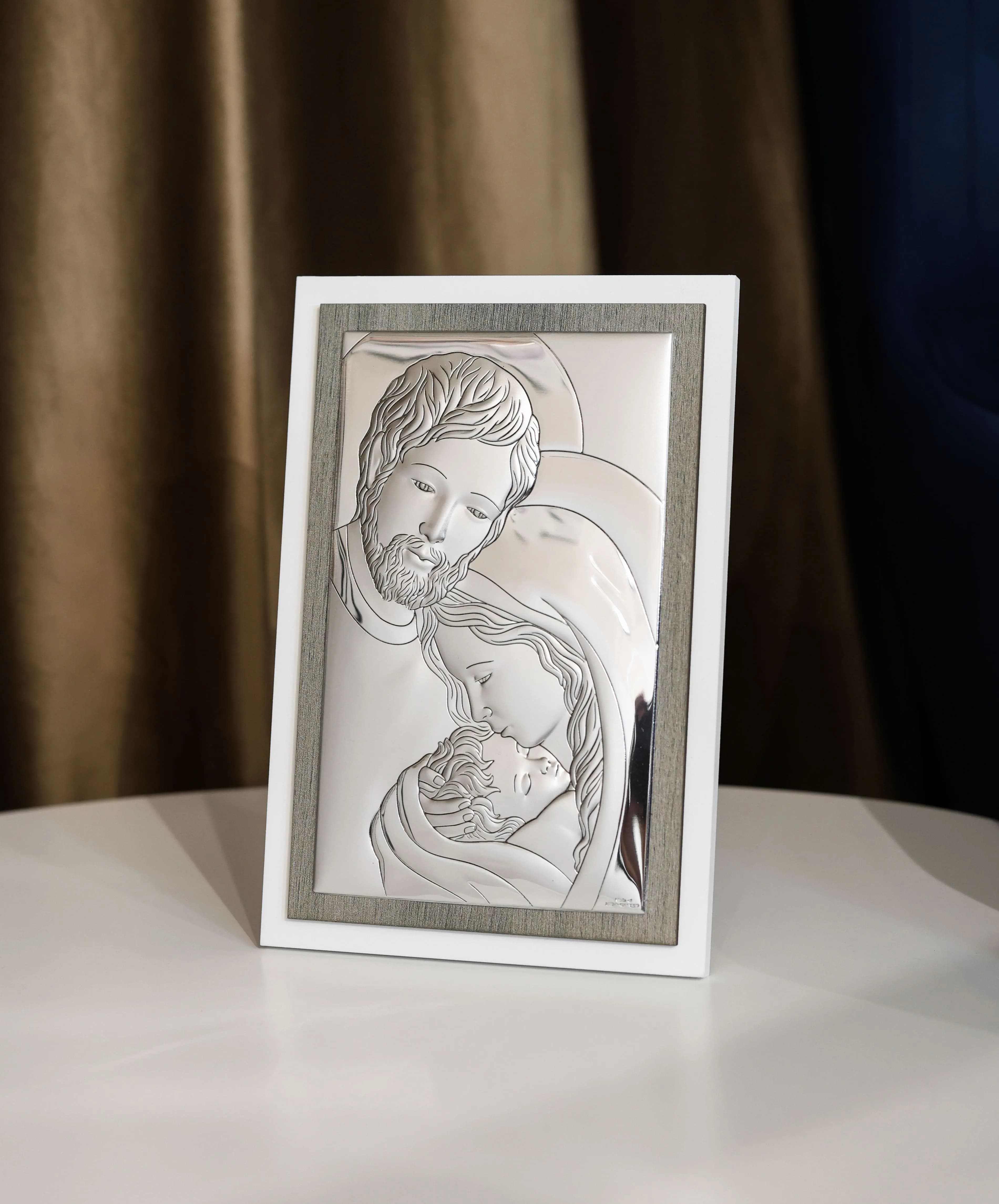 Ікона срібна Свята Родина 16,5х24,5 см L240.4 (16,5x24,5)