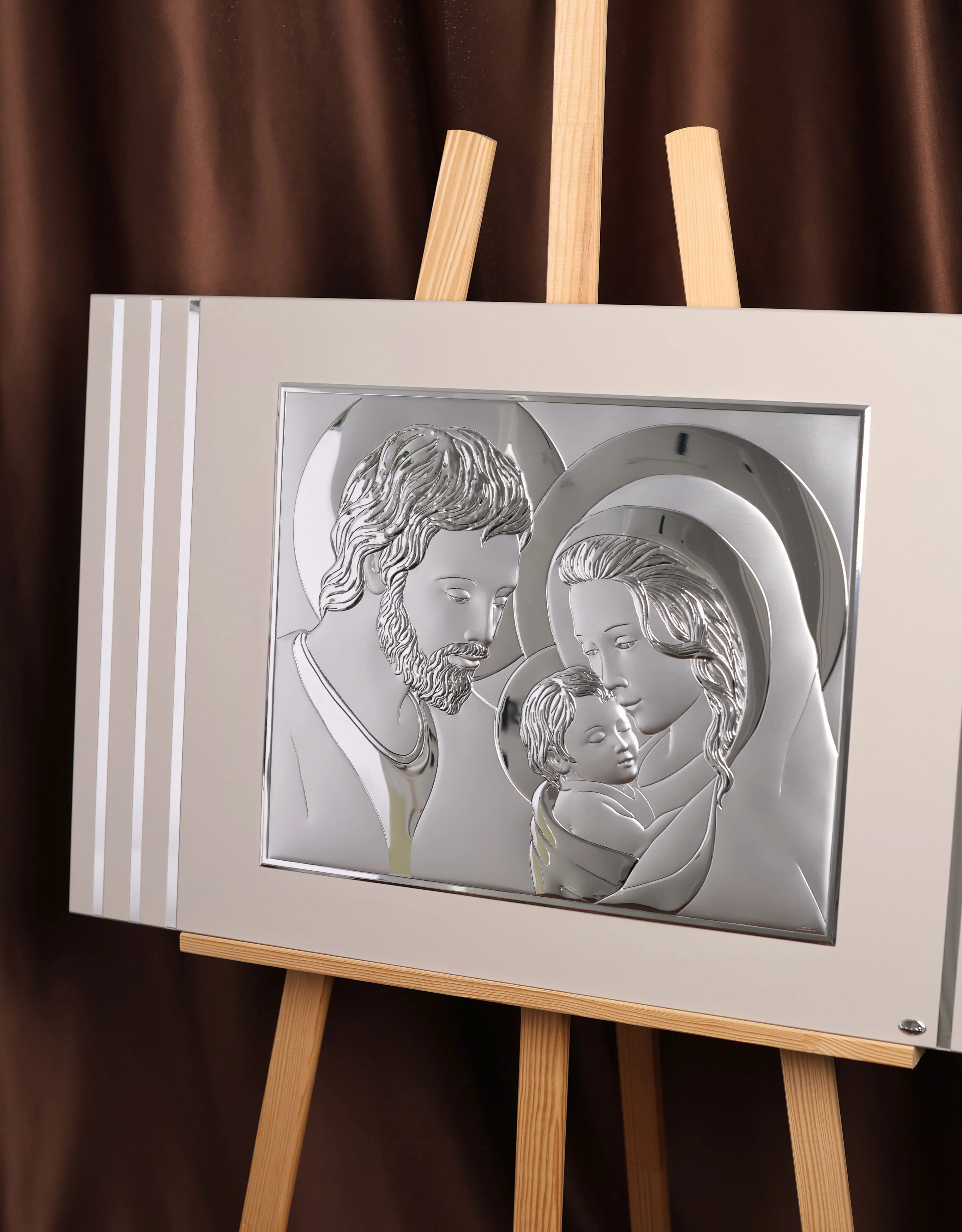 Ікона срібна Свята Родина 82X51см 18317 3L (82х51)