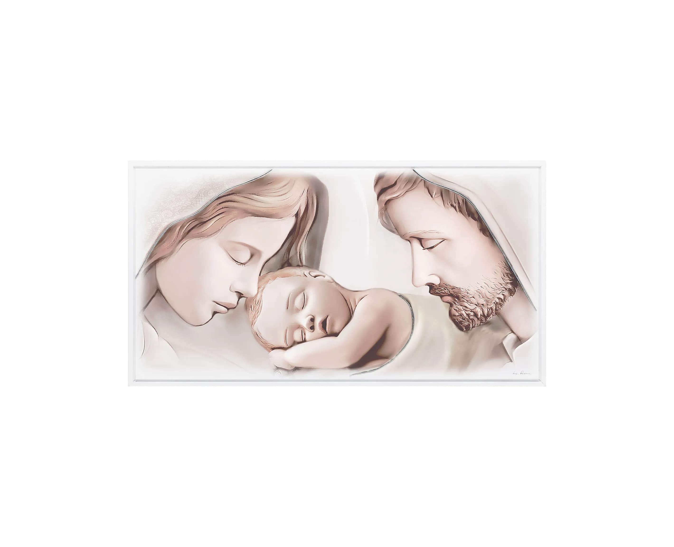 Ікона мальована свята родина 80х43 см 07152.15 (80x43)